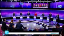 هامون وماكرون محل انتقادات مرشحي اليسار الفرنسي في المناظرة الثالثة