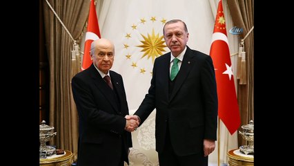 Cumhurbaşkanı Erdoğan, MHP Lideri Bahçeli’yi kabul etti