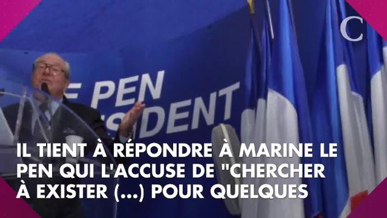 Elle "ne pourra rompre les liens avec moi qu'en se suicidant" : Jean-Marie Le Pen tacle sa fille Marine