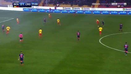 Ahmad Benali Goal HD - Benevento 2-2 Crotone 18.02.2018