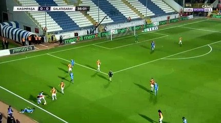Garry Rodrigues  Goal HD - Kasimpasa	0-1	Galatasaray 18.02.2018