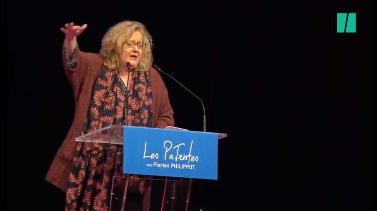 Sophie Montel provoque un fou rire chez "Les Patriotes" en imitant Marine Le Pen