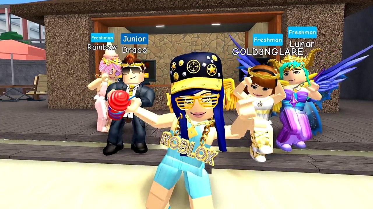 Wasting My Robux I Buy A Party Yacht In Roblox High School Video Dailymotion - itsfunneh roblox tycoon with gold