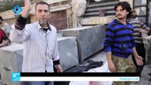 غارات جوية تشعل الأحياء الشرقية في حلب
