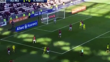 Résumé Nice (OGCN) - Nantes buts de match 1-1