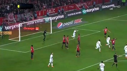 Lille 0-2 Lyon Deuxième but Bertrand Traore