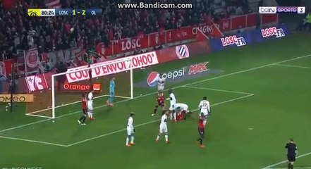 Luiz Araujo Goal Lille  2 - 2  Lyon 18.02.2018 HD