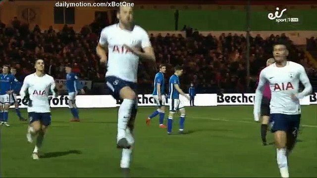 Harry Kane penalty Goal HD - Rochdale 1 - 2 Tottenham - 18.02.2018