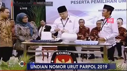 Download Video: Undian Nomor Urut Parpol 2019