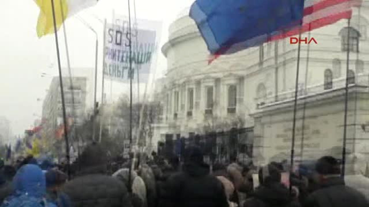 Saakaşvili Taraftarlarından Miting