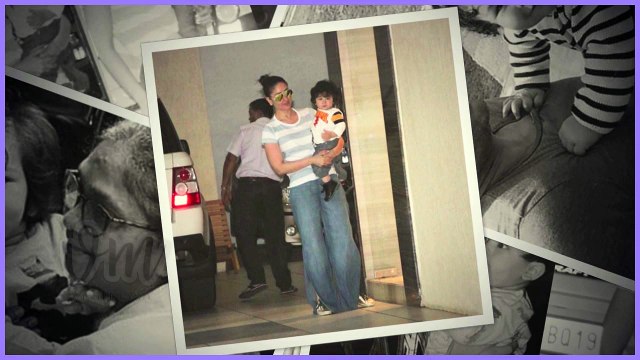 Taimur Steps Out With Kareena Kapoor Khan And Takes Our Breath Away With His Blushed Cheeks 