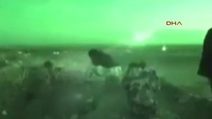 Hatay Öso ile Ypg'li Teröristler Arasında Çıkan Çatışmanın Görüntüleri