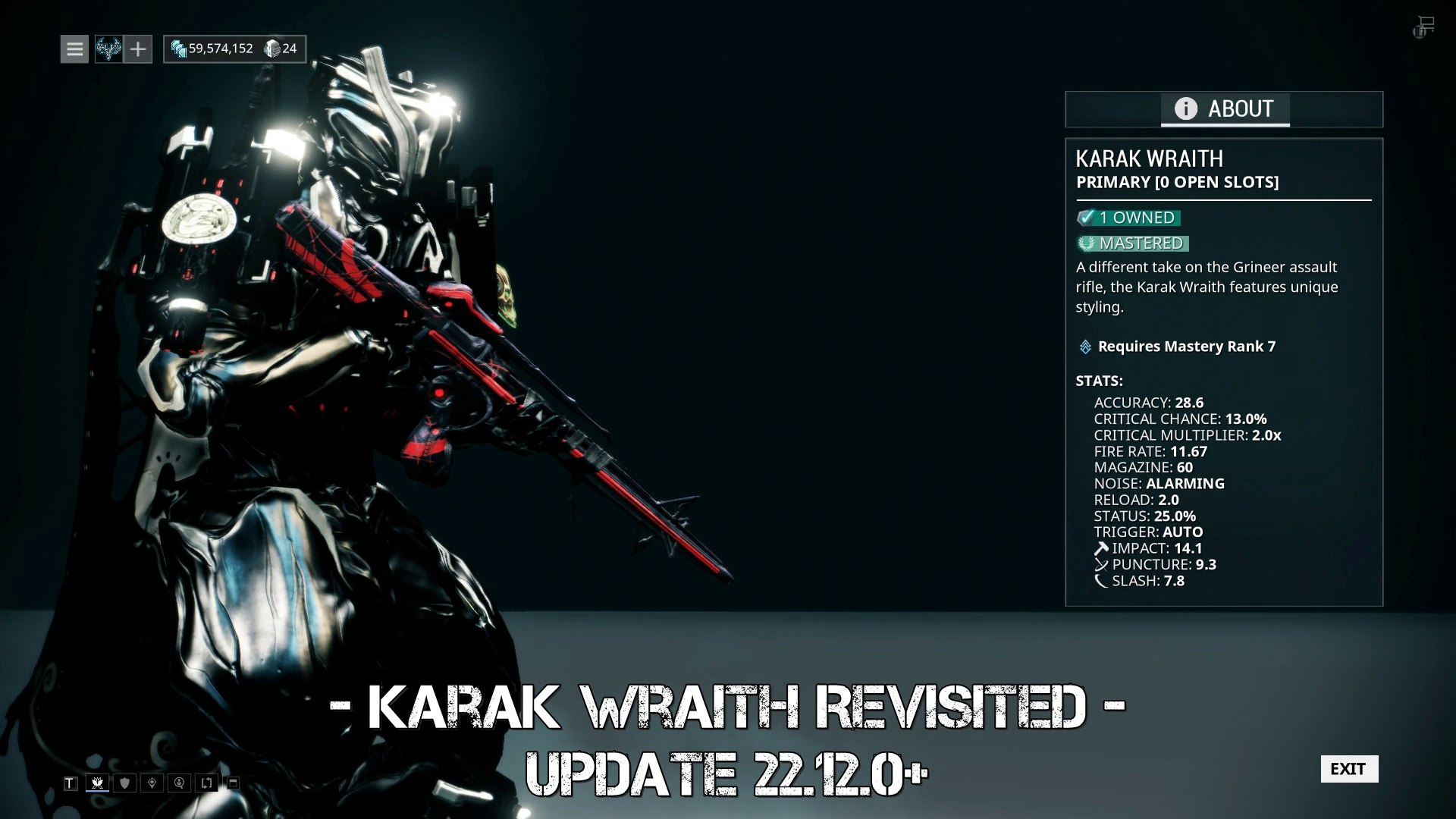 Warframe: Karak Wraith Revisited after the rework 2018 - Update 22.12.0 -  video Dailymotion