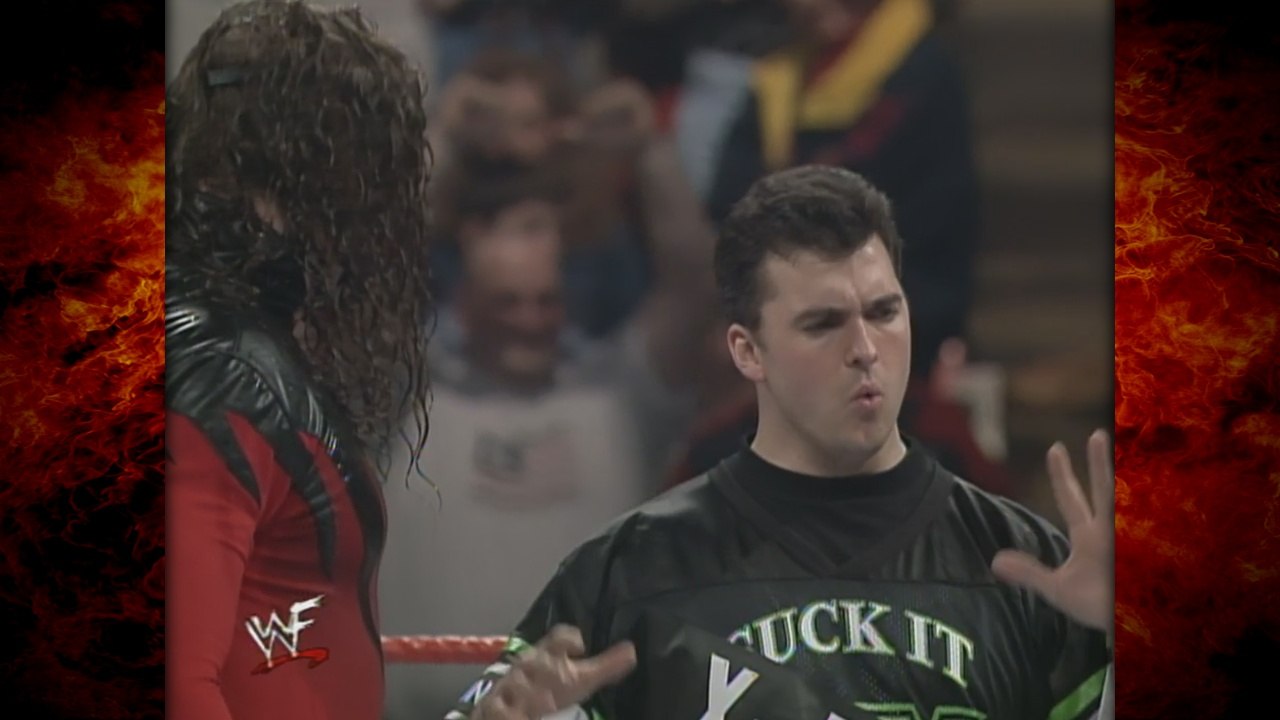 Kane & Shane McMahon w/ Chyna vs Triple H & X-Pac European Title Match 2/15/99