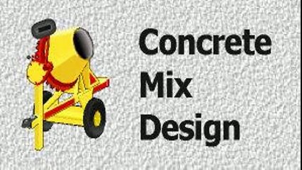 Concrete Mix Design