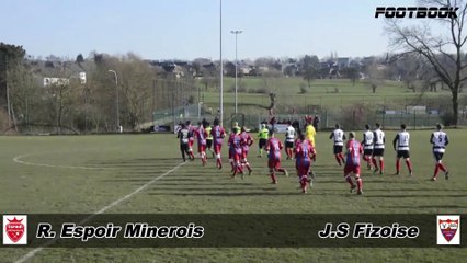 (P1) R. Espoir Minerois - J.S Fizoise (0-0) résumé
