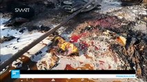 سوريا: غارات على مخيم الكمونة في إدلب تسقط 28 قتيلا