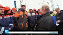 روسيا تبني جسرا يربط شبه جزيرة القرم بالأراضي الروسية