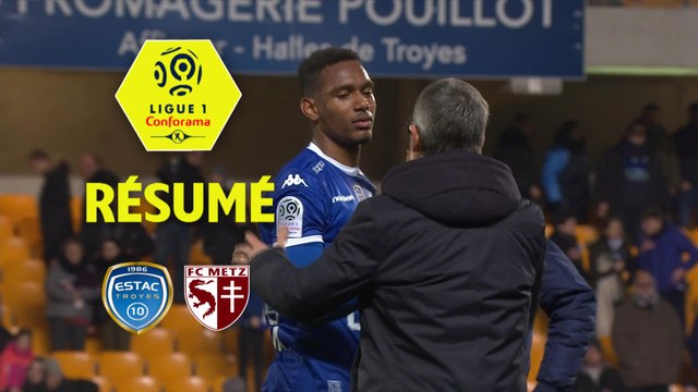 ESTAC Troyes - FC Metz (1-0) - Résumé - (ESTAC-FCM) / 2017-18