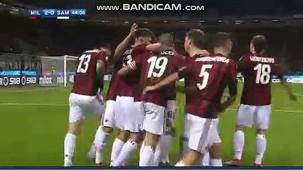 Leonardo Bonucci Goal HD - AC Milan 2-0 Sampdoria 18.02.2018
