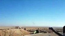 La arriesgada maniobra de un caza sirio  Peinando cabezas