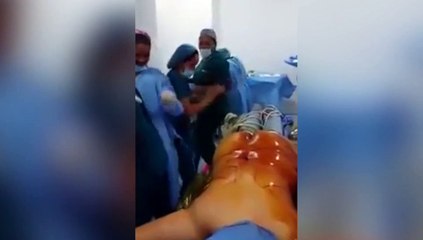 Rumbeando en quirófano  el baile que indigna a Colombia