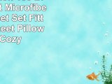 Lullabi Linen 100 Brushed Soft Microfiber Bed Sheet Set Fitted  Flat Sheet  Pillowcase