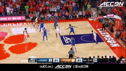 Duke vs. Clemson Basketball Highlights (2017-18)