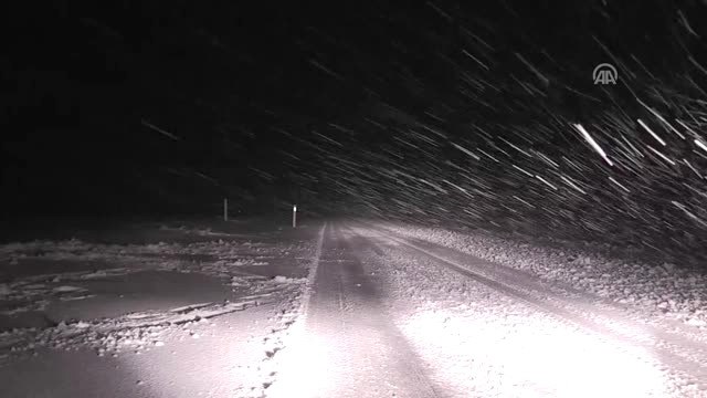 Kars-Digor Karayolunda Ulaşıma Kar ve Tipi Engeli