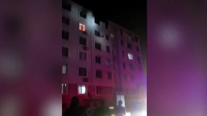 Al borde del drama  salvada una mujer que caía de un sexto piso