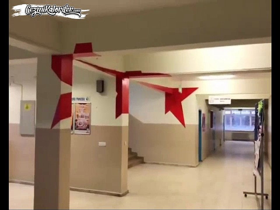 Tuzla İMKB Mesleki ve Teknik Anadolu Lisesi Öğrencilerinin Yaptığı Mükemmel Anamorfik İllüstrasyon Çalışması