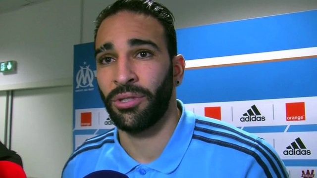 Adil Rami après la belle victoire face à Bordeaux en zone mixte
