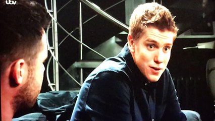 Emmerdale 2018 Aaron & Robert all most kiss 