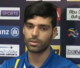 صحبت‌های طارمی و مهدی‌پور قبل از بازی الغرافه و تراکتورسازی