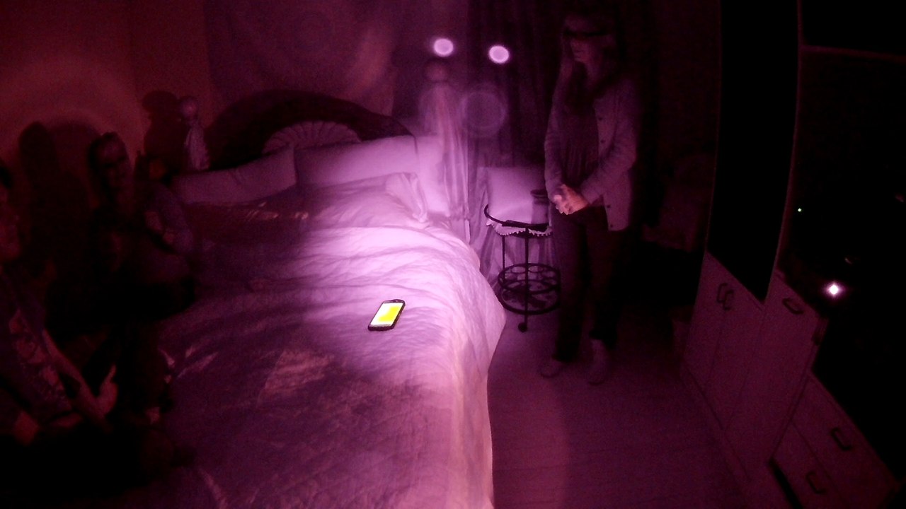 Lunar Paranormal Virginia 2nd Investigation Private Residence by Cemetery Bedroom Clip