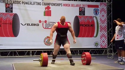 World Junior Record Deadlift 355.5 kg Pavlo Nakonechnyy UKR 120+ IPF