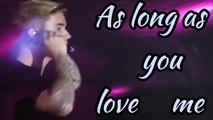 Justin bieber - As long as you love me || live concert || sumit Roy official singer||