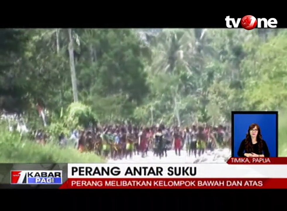 Perang Antar Dua Kelompok Suku di Timika Kembali Terjadi