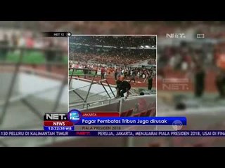 Stadion GBK Dijebol, Pintu Masuk Rusak - NET 12