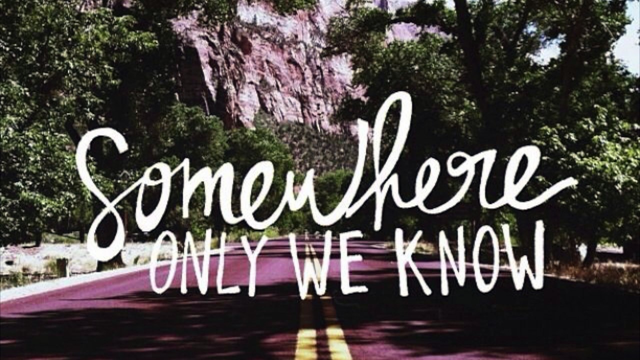 Somewhere only we know - cover