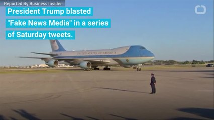 Trump Blasts 'Fake News Media'