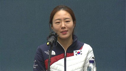 '빙속 여제' 이상화 선수 기자회견 / YTN