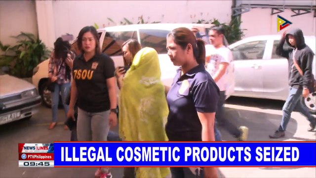 Illegal cosmetic products seized