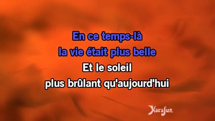 Karaoké Les feuilles mortes - Pierre Lalonde *