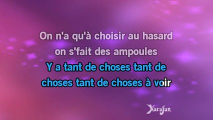Karaoké Les grands boulevards - Yves Montand *