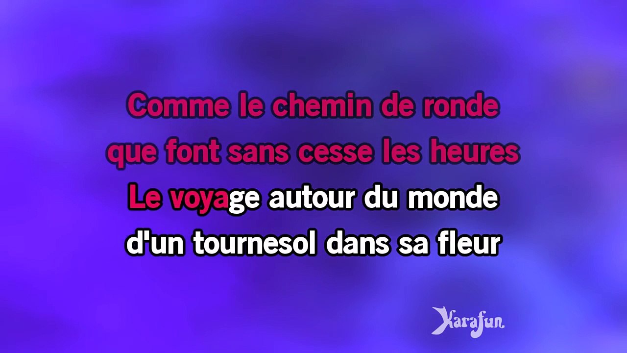 Karaoké Les moulins de mon coeur - Dany Brillant *