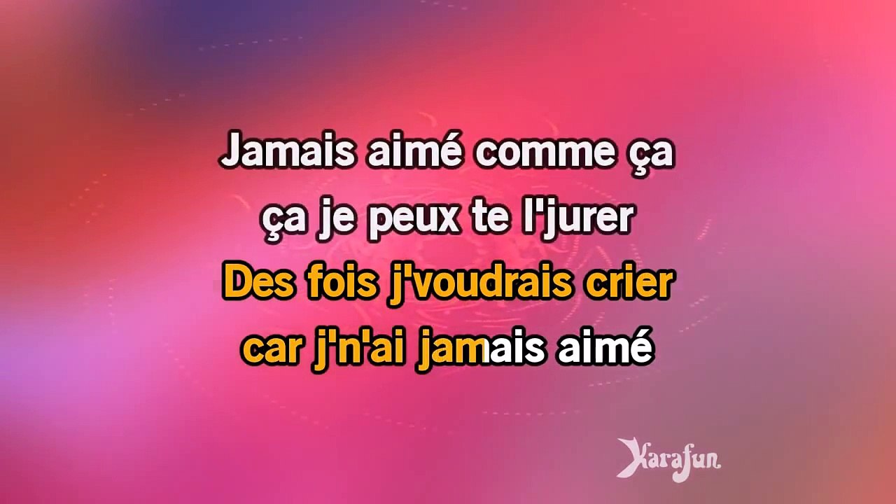 Karaoke Les Mots D Amour C Est Fou Ce Que Je Peux T Aimer Edith Piaf Video Dailymotion