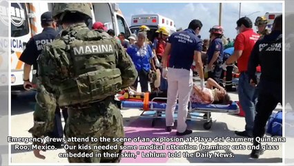 VIDEO_ Ferry explosion at Mexican port injures at least 25 people