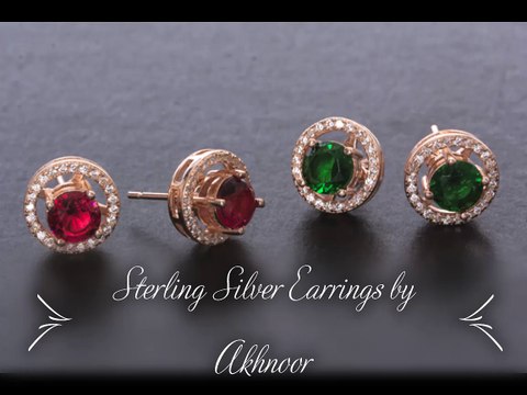 Buy Sterling Silver Earrings In Jaipur