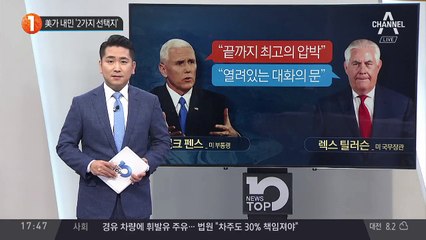 美가 내민 ‘2가지 선택지’